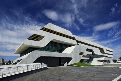 Archives départementales de l'Hérault, Pierres Vives, architecte Zaha Hadid, avril 2012. Pour Sogea Sud